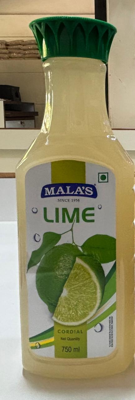 Mala's Lime Cordial 750 ML