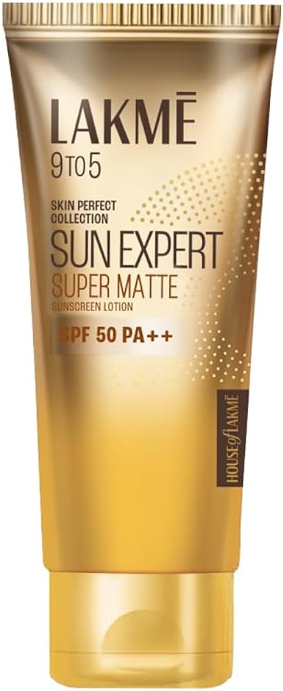 Lakme 9 To 5 Sun Expert Super Matte Sunscreen Lotion SPF50 Pa+++